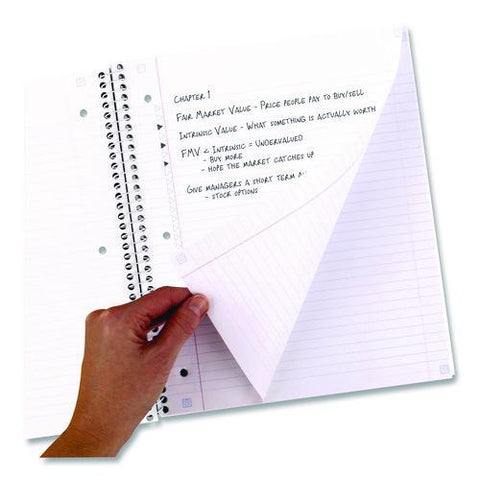 Soft Pedals Spiral Notebook, 1-subject, Medium/college Rule, Assorted Cover Colors, (80) 11 X 8.5 Sheets, 2/pack