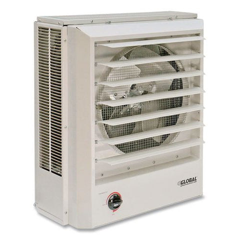Unit Heater Horizontal Or Vertical Downflow, Multi-watt, 5,600 W/7,500 W, 19 X 8.5 X 21.43, White
