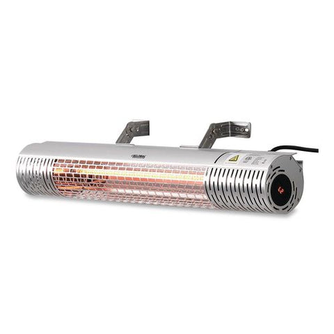 Infrared Patio Heater With Remote Control, 1,500 W. 30.75 X 5 X 5.38, Silver