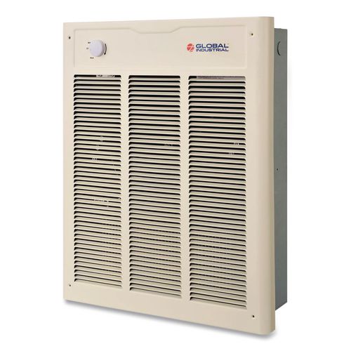 Fan Forced Wall Heater With Enclosed Motor, 4,000 W, 15.75 X 5 X 19.25, White
