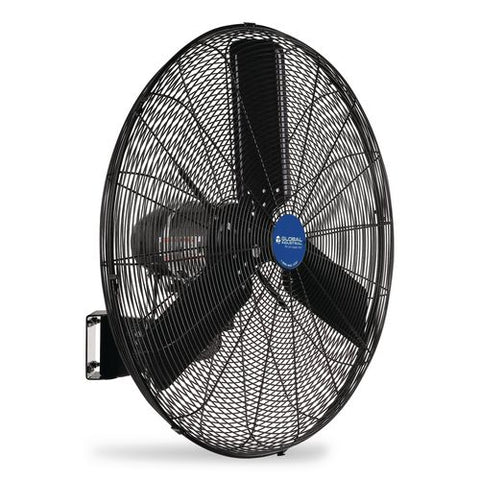 2 Speed Oscillating Outdoor Rated Wall Mount Fan, 30"