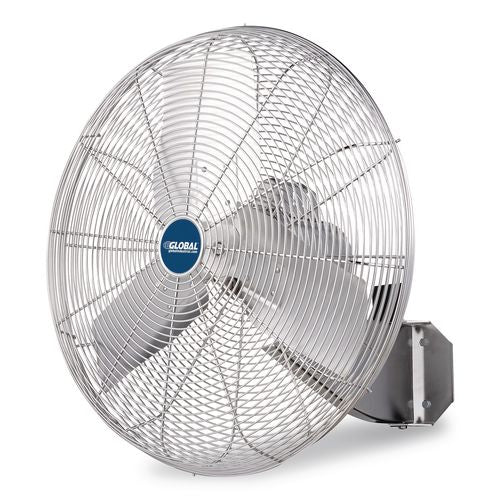 Washdown Wall Mount Fan, 1 Speed, 24"