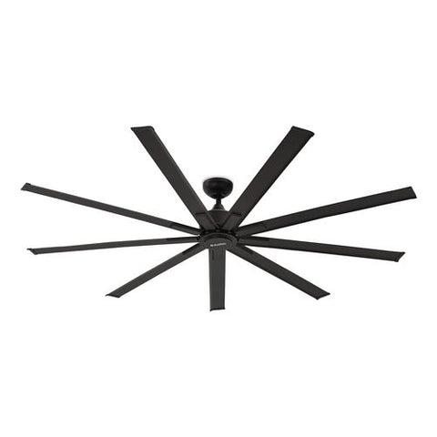 Industrial Ceiling Fan, 72", 6 Speeds, 9,400 Cfm, Black