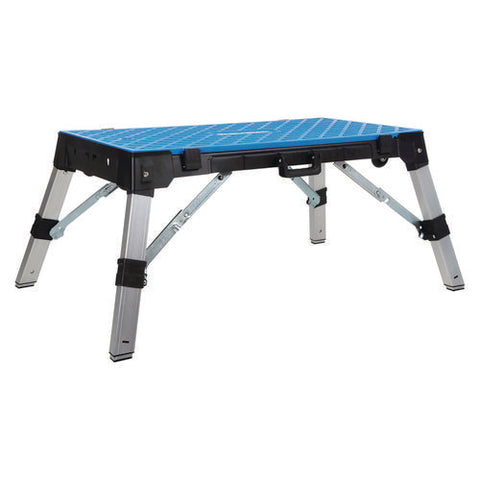 4-in-1 Portable Workbench With Power Strip, 300 To 500 Lbs, 38.56 To 53 X 19.86 To 32.28 X 3.56 To 30.5