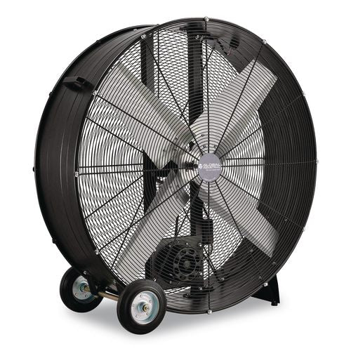 Portable Drum Blower Fan, 42", Black