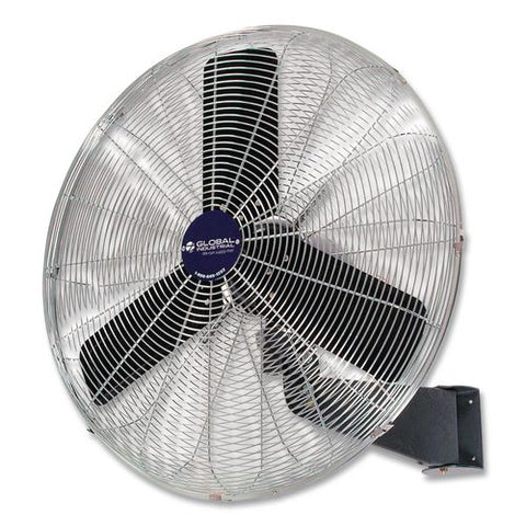 Oscillating Wall Mount Fan, 3 Speed, 30"
