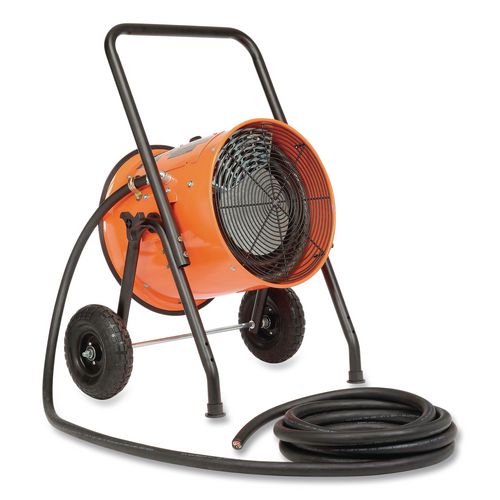 Portable Salamander Heater With Adjustable Thermostat, 15,000 W, 240 V, 21.59 X 28 X 38.5, Orange