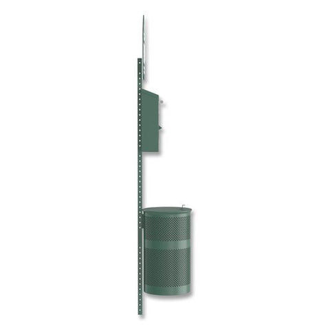 Pet Waste Station Starter Kit With Roll Bag Dispenser, Bags And Liners, 11.5 Gal, Top Door, Green