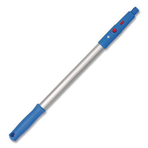 20" Aluminum Pole With Click/lock Adapter Cone, Blue/silver, 3/pack