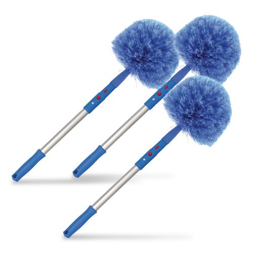 Cobweb/corner Duster Brush With 20" Pole, 3/kit