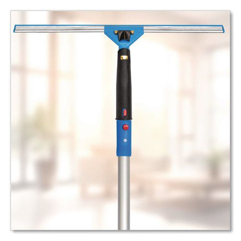 Pro Window Washing Kit With Swivel Squeegee And 6 Ft Telescopic Pole, 18" Wide Blade, 3/kit