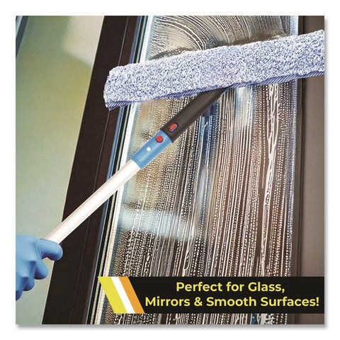 Heavy-duty Swivel Window Washer, 14" Wide Blade, 2/pack