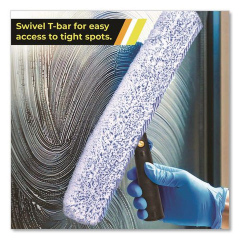 Heavy-duty Swivel Window Washer, 14" Wide Blade, 2/pack