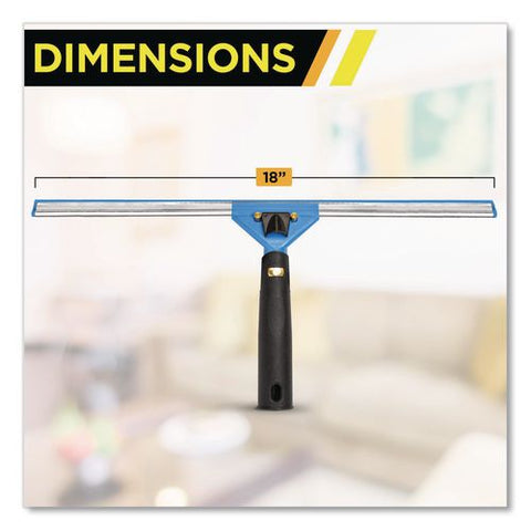 Swivel Window Washing Kit With Squeegee And Washer, 18" Wide, 2/kit