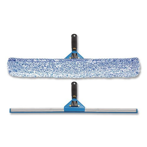 Swivel Window Washing Kit With Squeegee And Washer, 18" Wide
