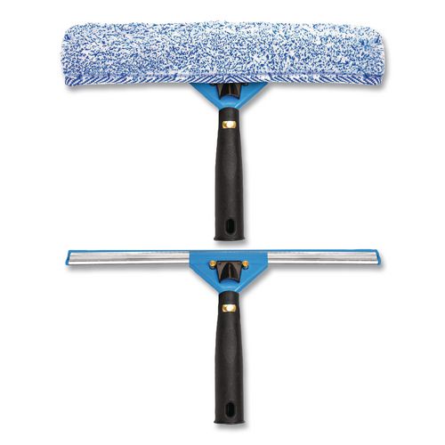 Swivel Window Washing Kit With Squeegee And Washer, 14" Wide
