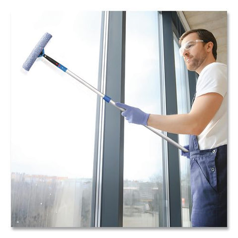 Pro Window Washing Kit With Squeegee, Washer And 6 Ft Telescopic Pole, 14" Wide