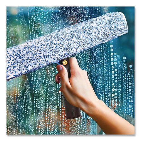 Pro Window Cleaning Kit With 14" Squeegee, 14" Washer, 20" Pole And 3 Gallon Heavy-duty Bucket, 2/kit