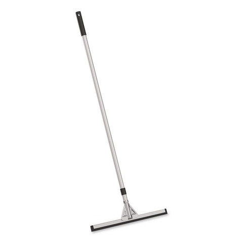 Double Neoprene Foam Floor Squeegee With 72" Aluminum Telescopic Handle, 18" Wide Blade, 4/kit