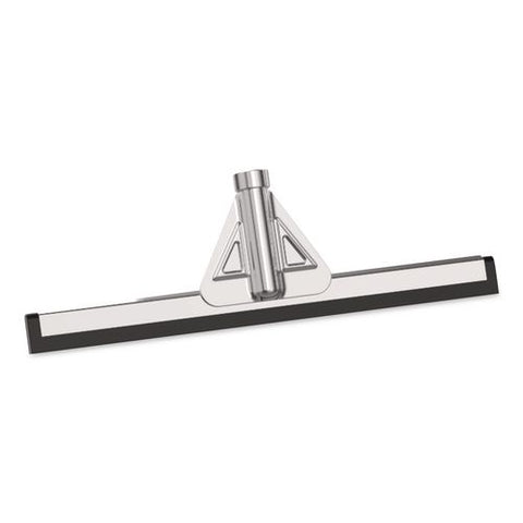 Double Neoprene Foam Floor Squeegee With 72" Aluminum Telescopic Handle, 18" Wide Blade