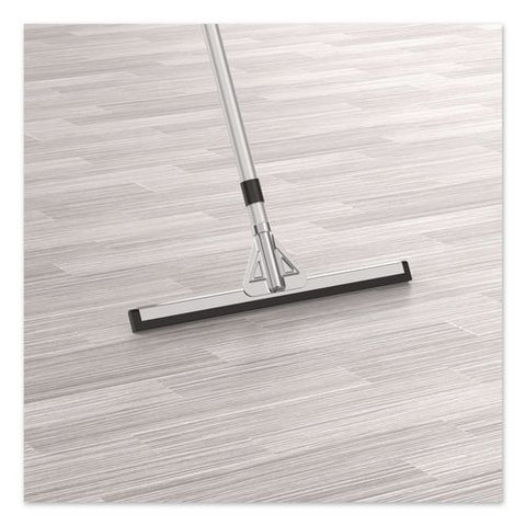 Double Neoprene Foam Floor Squeegee With 72" Aluminum Telescopic Handle, 18" Wide Blade