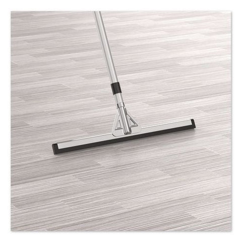 Double Neoprene Foam Floor Squeegee With 72" Aluminum Telescopic Handle, 22" Wide Blade, 4/kit
