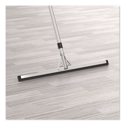 Double Neoprene Foam Floor Squeegee With 72" Aluminum Telescopic Handle, 30" Wide Blade, 4/kit