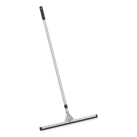 Double Neoprene Foam Floor Squeegee With 72" Aluminum Telescopic Handle, 30" Wide Blade