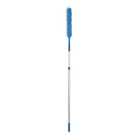 Flexible Wand Duster With Microfiber And Chenille Sleeve And 6 Ft Telescopic Pole