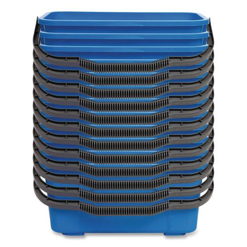 Window And General Cleaning Bucket, 3 Gal, Blue, 12/carton