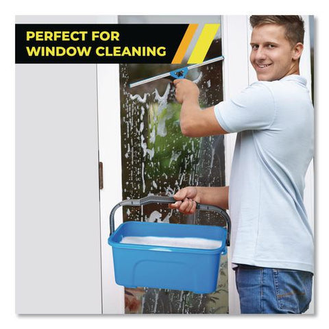 Window And General Cleaning Bucket, 3 Gal, Blue, 2/carton
