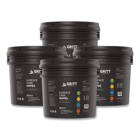 Surface Care Wipes, 1-ply, 6 X 8, Fresh Scent, White, 800/bucket, 4 Buckets/carton
