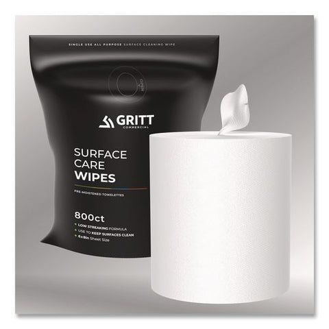 Surface Care Wipes, 1-ply, 6 X 8, Fresh Scent, White, 800 Wipes