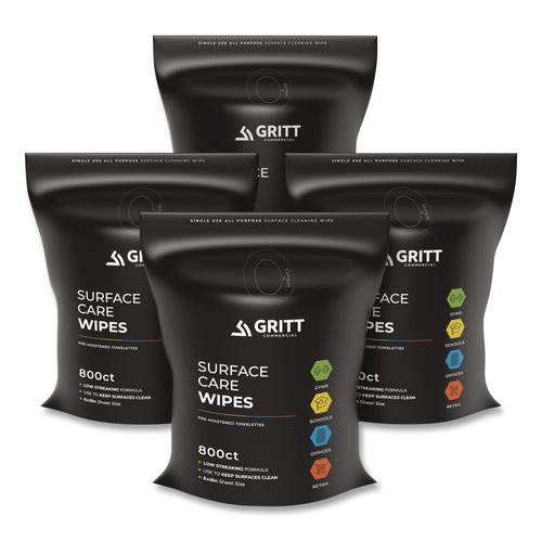 Surface Care Wipes, 1-ply, 6 X 8, Fresh, White, 800/pack, 4 Packs/carton