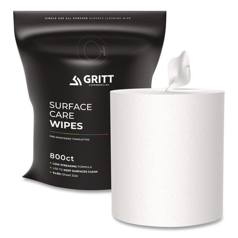 Surface Care Wipes, 1-ply, 6 X 8, Fresh, White, 800/pack, 4 Packs/carton