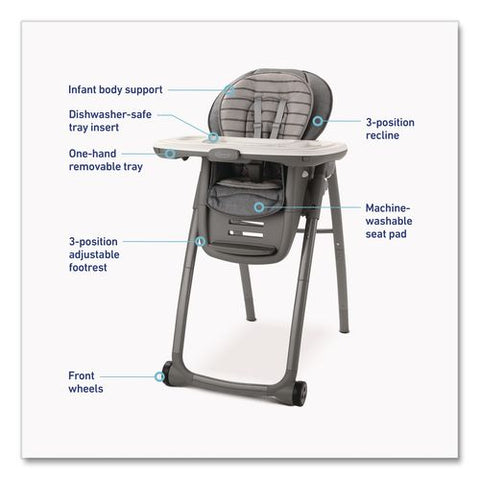 Table2table Premier 7-in-1 High Chair, Supports Up To 40 Lbs, Maison