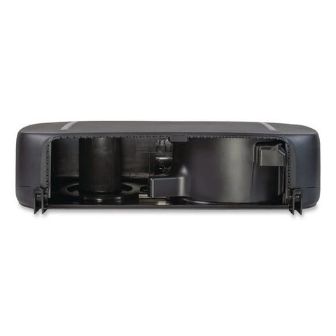 Twin Jbt Tissue Dispenser, 11.6 X 4.84 X 19.95, Black