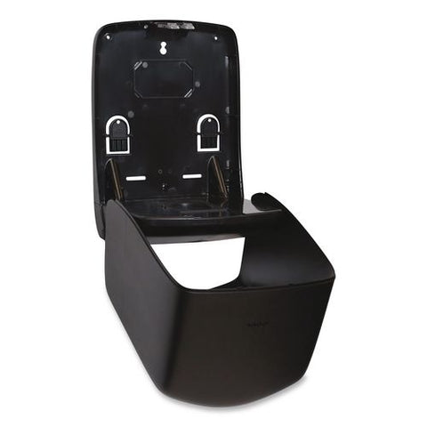 Centerpull Roll Towel Dispenser, 8.99 X 8.7 X 12.65, Black