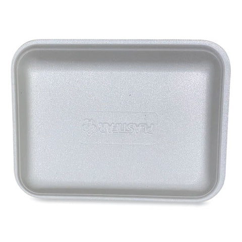 Meat Trays, #3p, 8.7 X 6.6 X 1.1, White, 400/carton