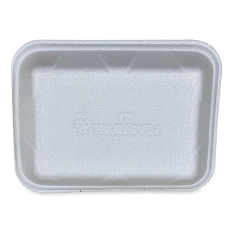 Meat Trays, #4d, 9.47 X 7.12 X 1.32, White, 500/carton