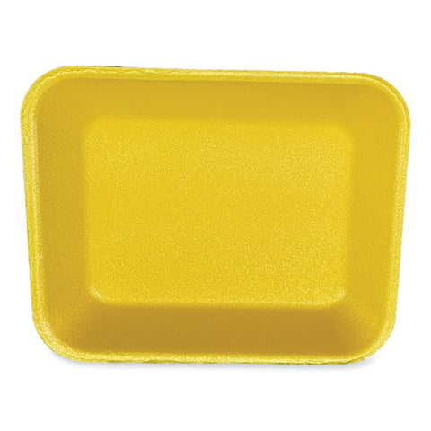 Meat Trays, #8p, 10.8 X 8.82 X 1.5, Yellow, 200/carton