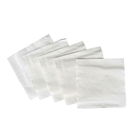 Cocktail Napkins, 1-ply, 9w X 9d, White, 500/pack, 8 Packs/carton