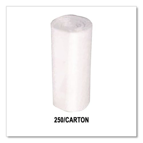 High Density Can Liners, 33 Gal, 16 Mic, 33" X 40", Natural, 250/carton