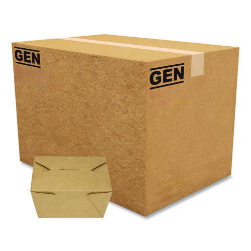 Reclosable Kraft Take-out Box, 30 Oz, Paper, 450/carton
