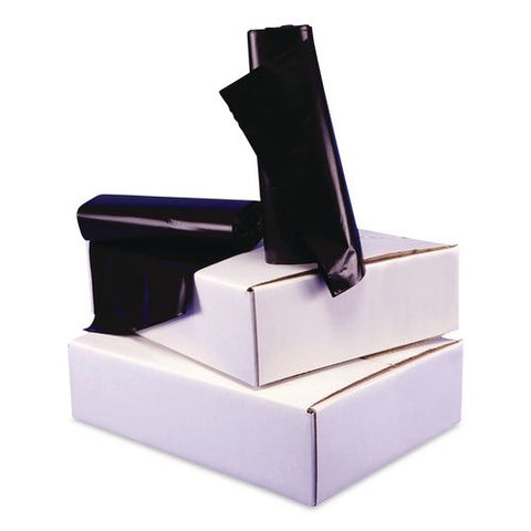 Low Density Can Liners, 16 Gal, 0.9 Mil, 24" X 32", Black, 50 Bags/roll, 10 Rolls/carton