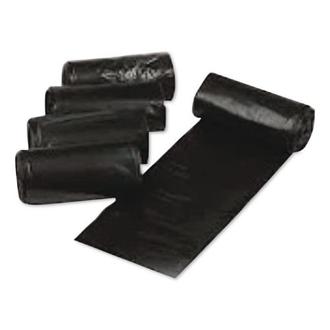 Low Density Can Liners, 16 Gal, 0.9 Mil, 24" X 32", Black, 50 Bags/roll, 10 Rolls/carton
