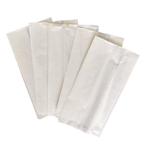 Tall-fold Napkins, 1-ply, 5.98 X 11.38, White, 10,000/carton