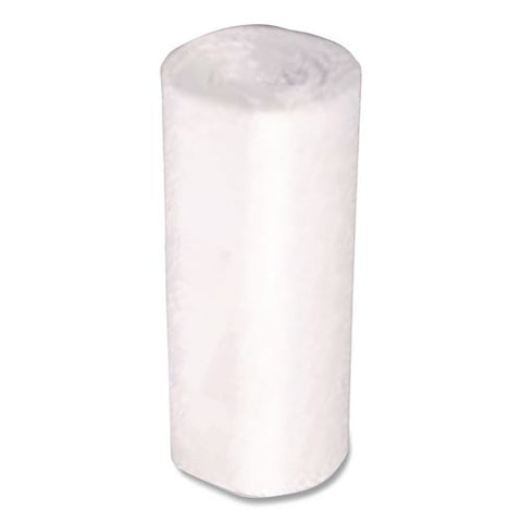 High Density Can Liners, 10 Gal, 6 Mic, 24" X 23", Natural, Interleaved Roll, 50 Bags/roll,  20 Rolls/carton