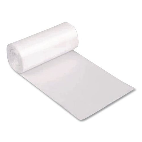 High Density Can Liners, 16 Gal, 8 Mic, 24" X 31", Natural, Interleaved Roll, 50 Bags/roll, 20 Rolls/carton
