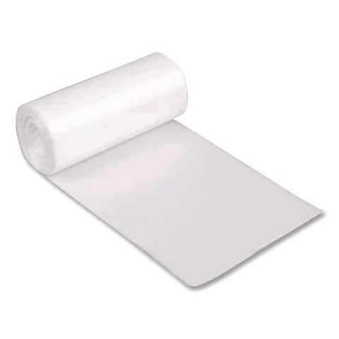High Density Can Liners, 33 Gal, 16 Mic, 33" X 39", Natural, Interleaved Roll, 500/carton